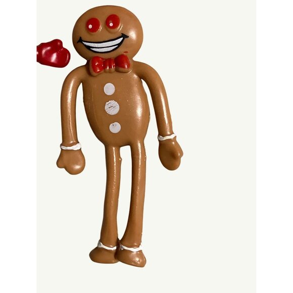 Set Of 4 Christmas Holiday Character Bendable Toys - Picture 4 of 5